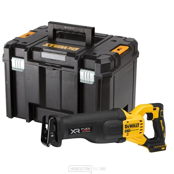 Akkus akkus dugattyús fűrész DEWALT DCS386NT POWERSTACK 18V (akkumulátor és töltő nélkül)