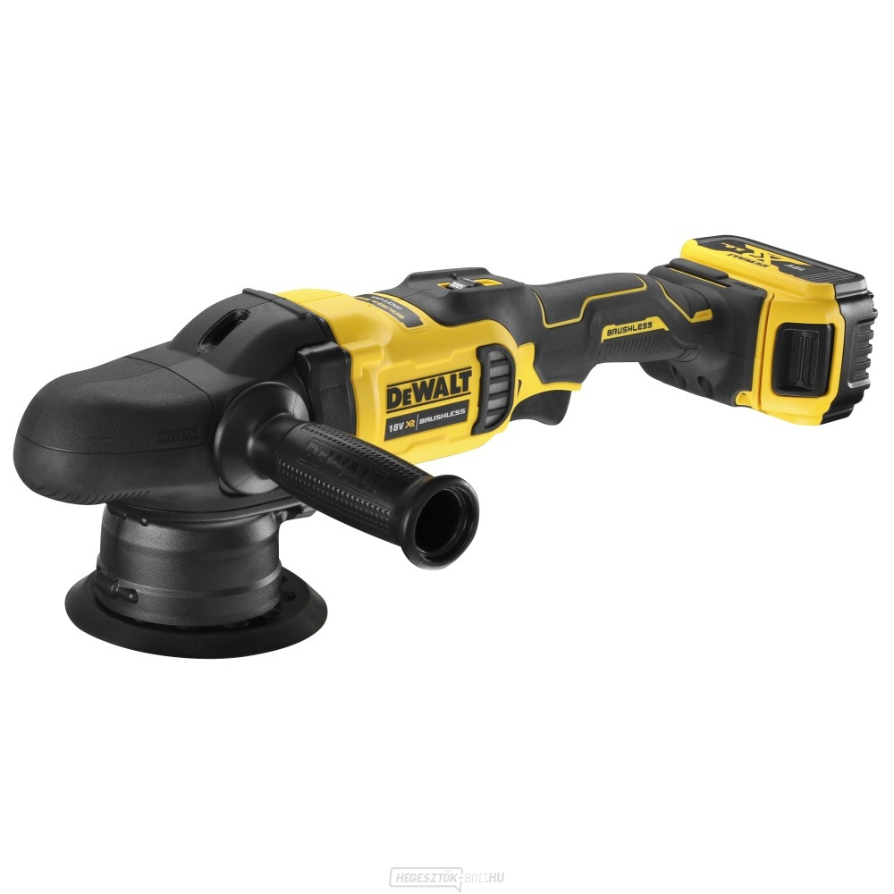 Akkus excenter polírozó DEWALT DCM848P2 125 mm 18 V