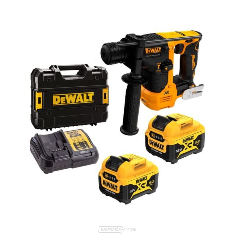Akkus akkus fúrókalapács DEWALT DCH072P2 12 V 2 x XR 5,0 Ah