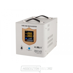 Tartalék áramforrás KEMOT PROsinus-2000 1200W 12V Fehér gallery main image