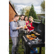 Riwall PRO RGG 21 gázgrill 10 kW, két égővel és egy oldaltűzhellyel Előnézet 