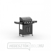 Riwall PRO RGG 41 gázgrill 15 kW négy égővel és oldaltűzhellyel gallery main image