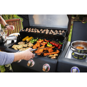 Riwall PRO RGG 41 EXL luxus gázgrill 17 kW négy égővel és oldaltűzhellyel náhled