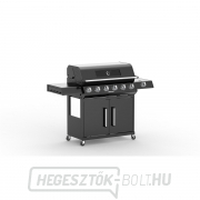 Riwall PRO RGG 61 EXL luxus gázgrill 24 kW hat égővel és oldaltűzhellyel Előnézet 