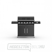 Riwall PRO RGG 61 EXL luxus gázgrill 24 kW hat égővel és oldaltűzhellyel gallery main image