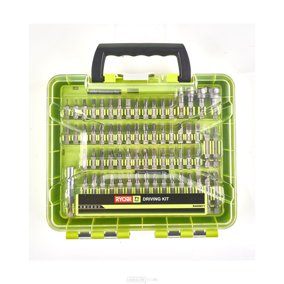 Ryobi RAKDD71 71 db-os fúró és csavarhúzó bitkészlet