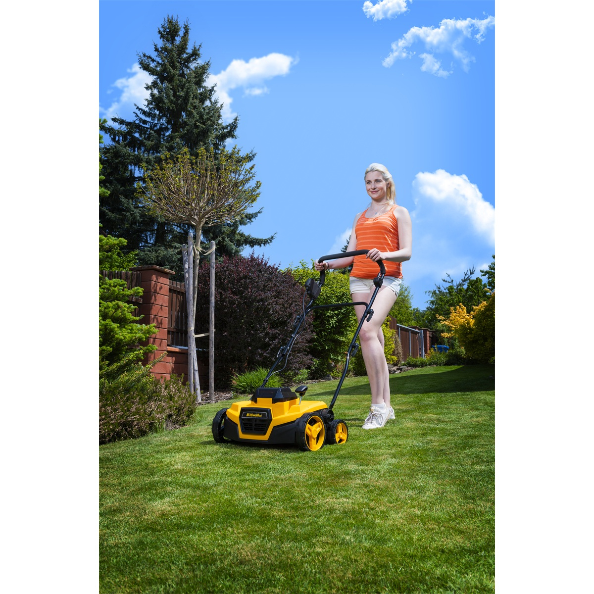 Riwall PRO RAV 3820i akkus gyepszellőztető 2x20 V (akkumulátor és töltő nélkül) Előnézet 