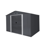 Riwall PRO RMSA 8x10 Antracit fém kerti ház 3 x 2,4 m nyeregtetős antracit tetővel náhled