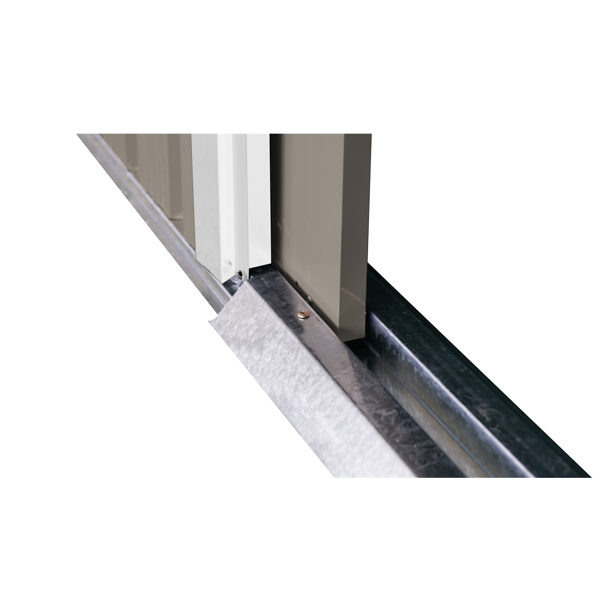 Riwall PRO RMSA 8x10 Barna fém kerti ház 3 x 2,4 m nyeregtetős barna Előnézet 