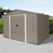 Riwall PRO RMSA 8x10 Barna fém kerti ház 3 x 2,4 m nyeregtetős barna Előnézet 
