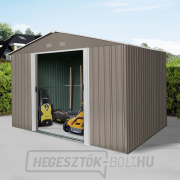 Riwall PRO RMSA 8x10 Barna fém kerti ház 3 x 2,4 m nyeregtetős barna Riwall PRO RMSA 8x10 Barna fém kerti ház 3 x 2,4 m nyeregtetős barna gallery main image