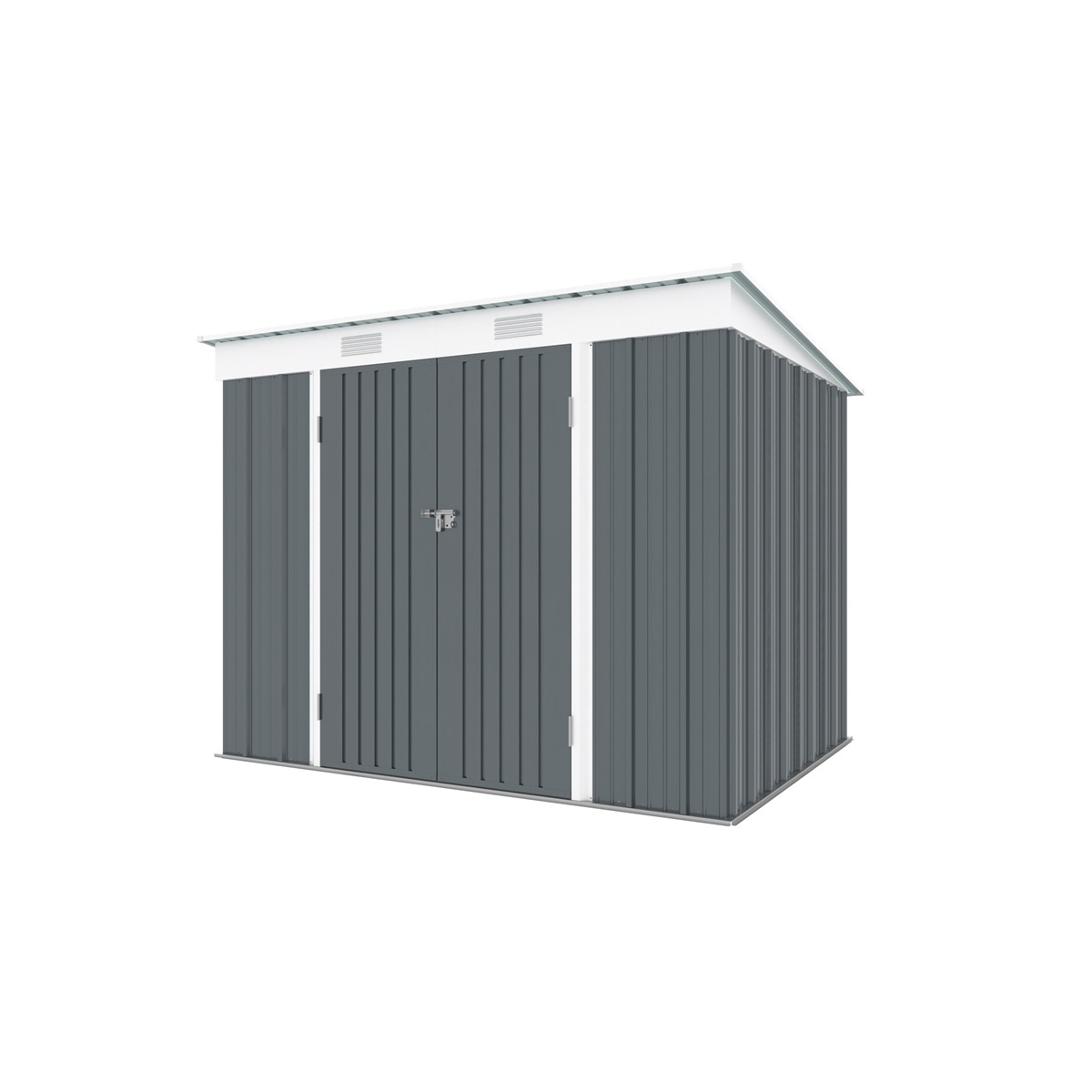 Riwall PRO RMSP 6x8 antracit kerti ház fém 2,4 x 1,8 ms pulttal, antracit Előnézet 