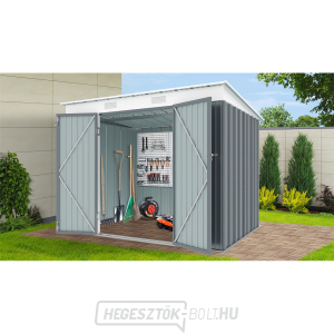 Riwall PRO RMSP 6x8 antracit kerti ház fém 2,4 x 1,8 ms pulttal, antracit Riwall PRO RMSP 6x8 antracit kerti ház fém 2,4 x 1,8 ms pulttal, antracit gallery main image