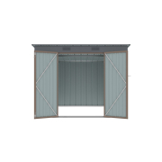 Riwall PRO RMSP 6x8 Barna fém kerti ház 2,4 x 1,8 ms pulttetővel barna náhled