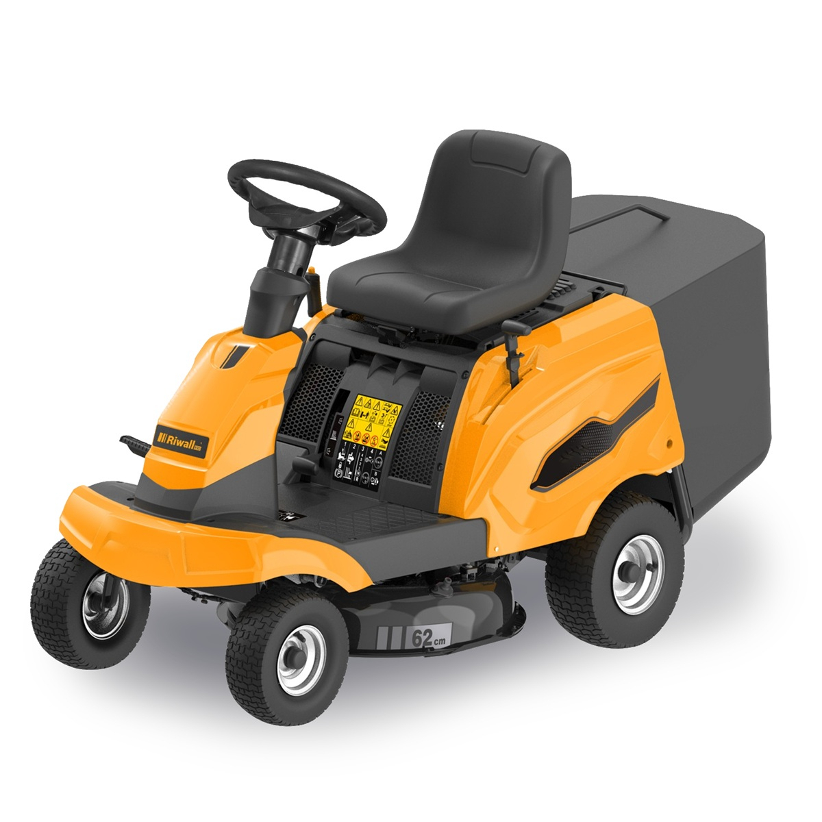 Riwall PRO RMR 62 TRD füves rider 62 cm hátsó kilökéssel és mechanikus sebességváltóval