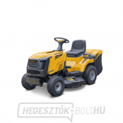Riwall PRO RLT 102 HRD TWIN kéthengeres fűnyíró traktor, 102 cm, hátsó nyomóerővel és hidrosztatikus sebességváltóval gallery main image