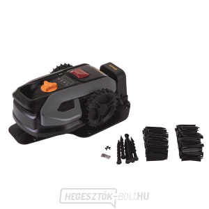 Riwall PRO RRM 500 APP akkumulátoros robotfűnyíró 500 m2, WiFi vagy Bluetooth-on keresztüli vezérléssel Riwall PRO RRM 500 APP akkumulátoros robotfűnyíró 500 m2, WiFi vagy Bluetooth-on keresztüli vezérléssel gallery main image