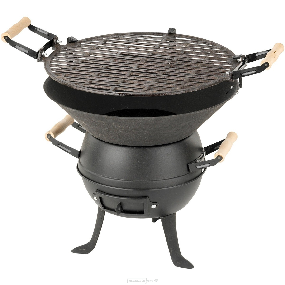 Activa Valencia hordó, öntöttvas grill