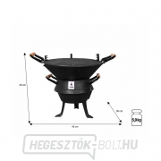 Activa Valencia hordó, öntöttvas grill náhled