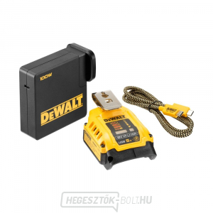 USB töltőadapter XR akkumulátorokhoz DeWALT DCB094K, USB A + USB C gallery main image