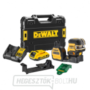 DEWALT DCE822D1G18 akkumulátoros zöld keresztlézer 12/18 V-os vízvezetékkel gallery main image