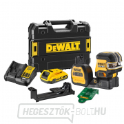 Akkumulátoros zöld keresztlézer 5 ponttal 12/18 V (akkumulátor és töltő nélkül) DEWALT DCE825D1G18 gallery main image