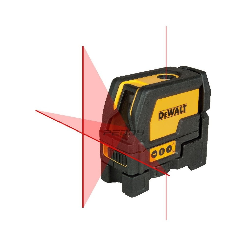 Akkumulátoros zöld keresztlézer 5 ponttal 12/18 V (akkumulátor és töltő nélkül) DEWALT DCE825D1G18