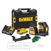 DEWALT DCE088D1G18 akkumulátoros zöld keresztlézer 12/18 V-os vízvezetékkel gallery main image