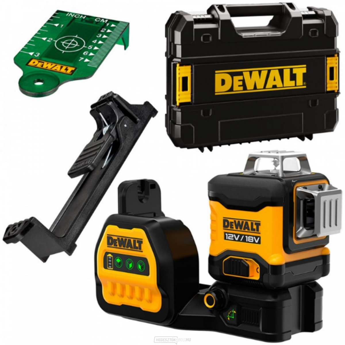Akkus keresztlézer 3x 360° 12/18 V DEWALT DCE089NG18