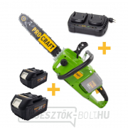 Procraft PCA40/2 láncfűrész akciókészlet két 4A akkumulátorral és töltővel. | SET10 Procraft PCA40/2 láncfűrész akciókészlet két 4A akkumulátorral és töltővel. | SET10 gallery main image