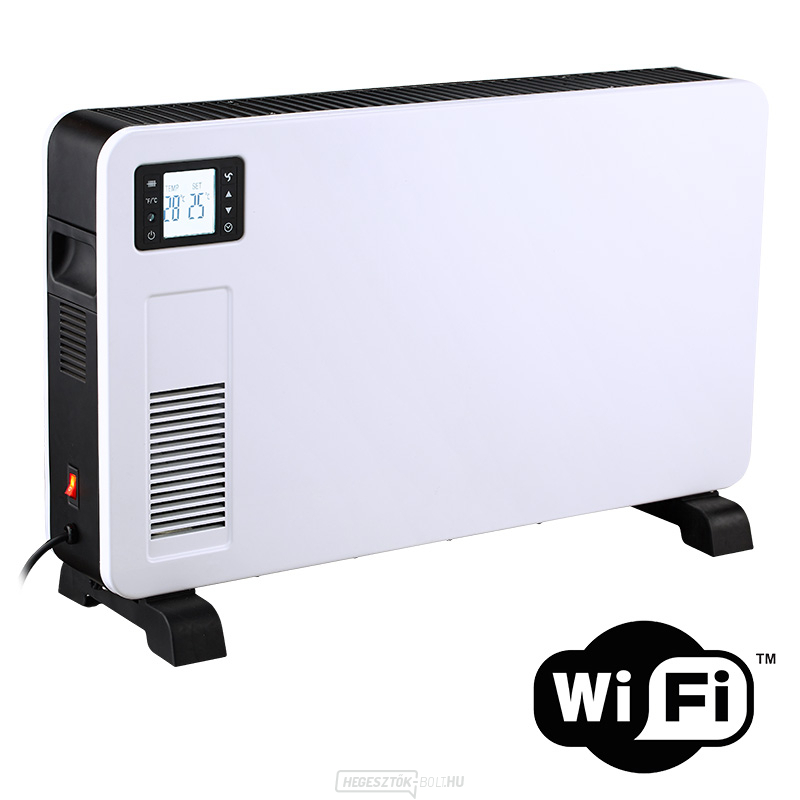 Solight meleglevegős konvektor 2300W, WiFi, LCD, ventilátor, időzítő, állítható termosztát