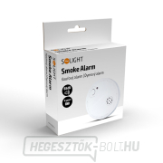 Solight füstérzékelő + riasztó, 85dB, fehér + 9V elem náhled