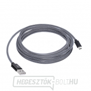 Solight USB-C kábel, USB 2.0 A csatlakozó - USB-C 3.1 csatlakozó, buborékfólia, 2 m Előnézet 