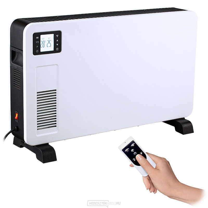 Solight meleglevegős konvektor 2300W, LCD, ventilátor, időzítő, állítható termosztát