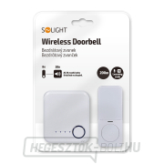 Solight vezeték nélküli csengő, plug-in, 200m, fehér, tanulási kód náhled