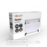 Solight meleglevegős konvektor 2000W, ventilátor, időzítő, állítható termosztát Előnézet 