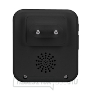 Solight vezeték nélküli csengő elemmentes, plug-in, 150m, fekete, betanító kód Előnézet 