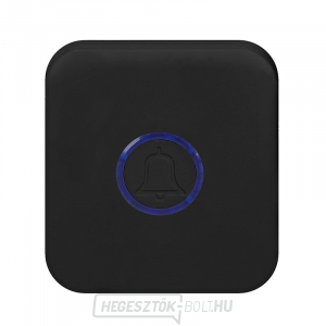 Solight vezeték nélküli csengő elemmentes, plug-in, 150m, fekete, betanító kód gallery main image