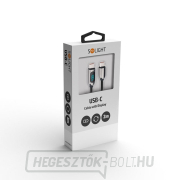 Solight USB-C kábel kijelzővel, USB-C csatlakozó - USB-C csatlakozó, 100W, 2m náhled
