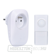 Solight vezeték nélküli csengő elektromos aljzattal, aljzathoz, 250m, fehér, betanító kód Solight vezeték nélküli csengő elektromos aljzattal, aljzathoz, 250m, fehér, betanító kód gallery main image