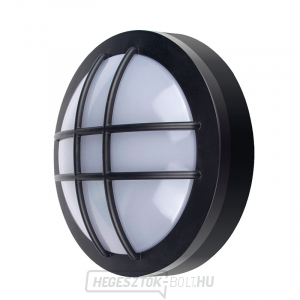 Solight LED kültéri világítás kör alakú ráccsal, 13W, 910lm, 4000K, IP65, 17cm, fekete