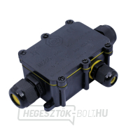 Solight vízálló csatlakozódoboz IP68, 1x bemenet, 2x kimenet, 5-12mm, max. 2,5mm2 Solight vízálló csatlakozódoboz IP68, 1x bemenet, 2x kimenet, 5-12mm, max. 2,5mm2 gallery main image