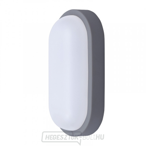 Solight LED kültéri világítás ovális, 20W, 1500lm, 4000K, IP54, 26cm, szürke színű gallery main image