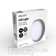 Solight LED kültéri világítás kerek, 20W, 1500lm, 4000K, IP54, 20cm, szürke színű náhled