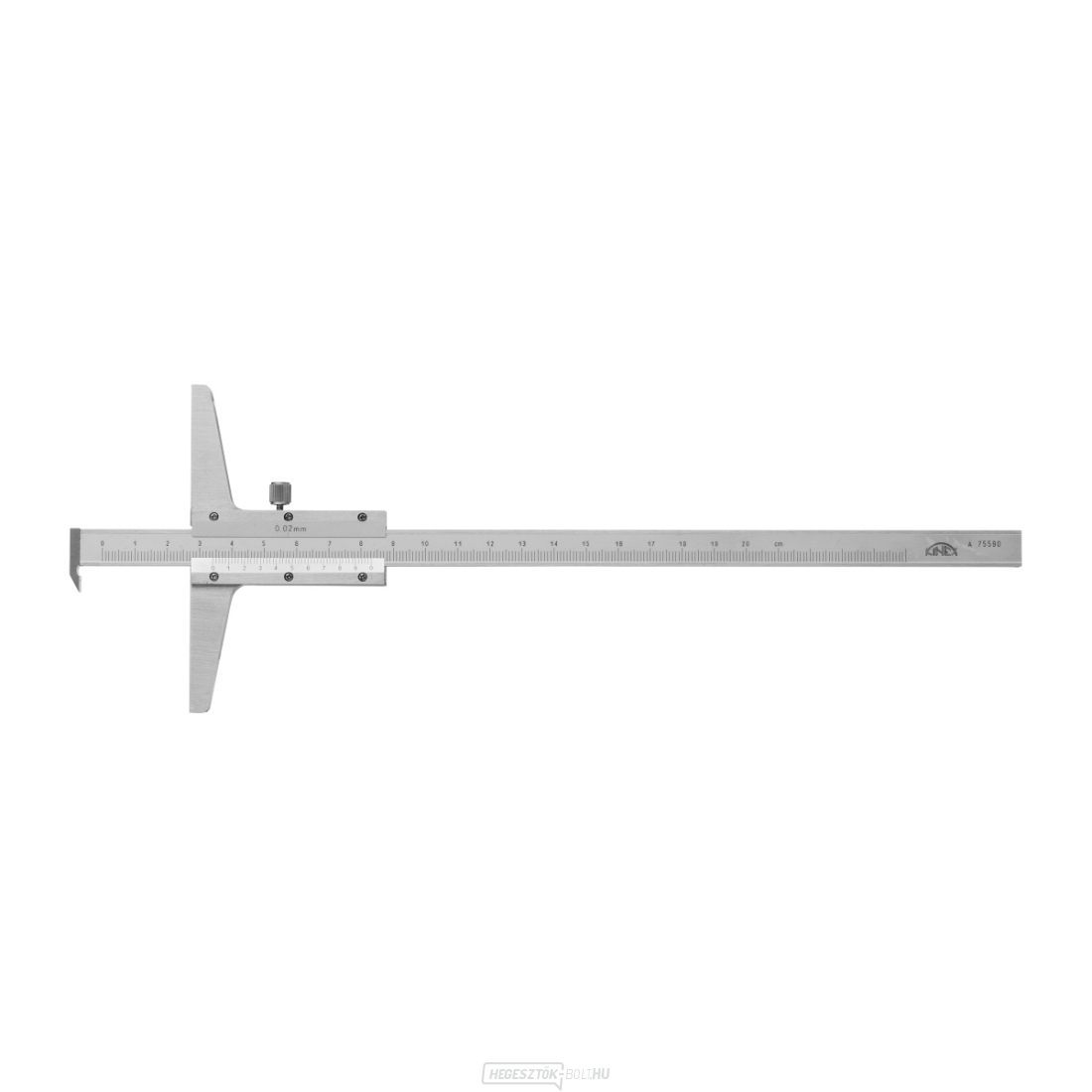 Mélységmérő orral KINEX 500 mm, 0,02 mm, ČSN 25 1280, DIN 862