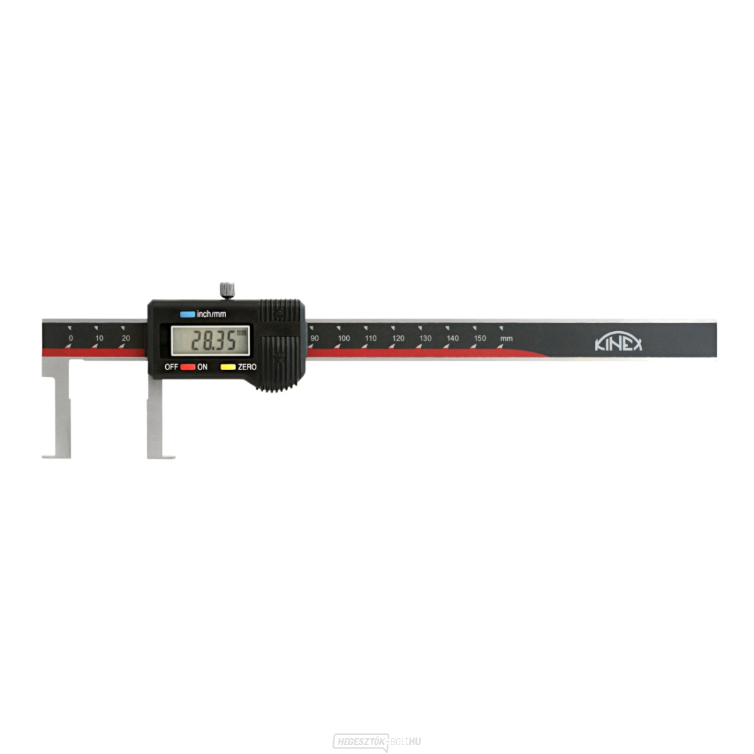 Digitális tolómérő KINEX 150mm-es belső mélyedésekhez