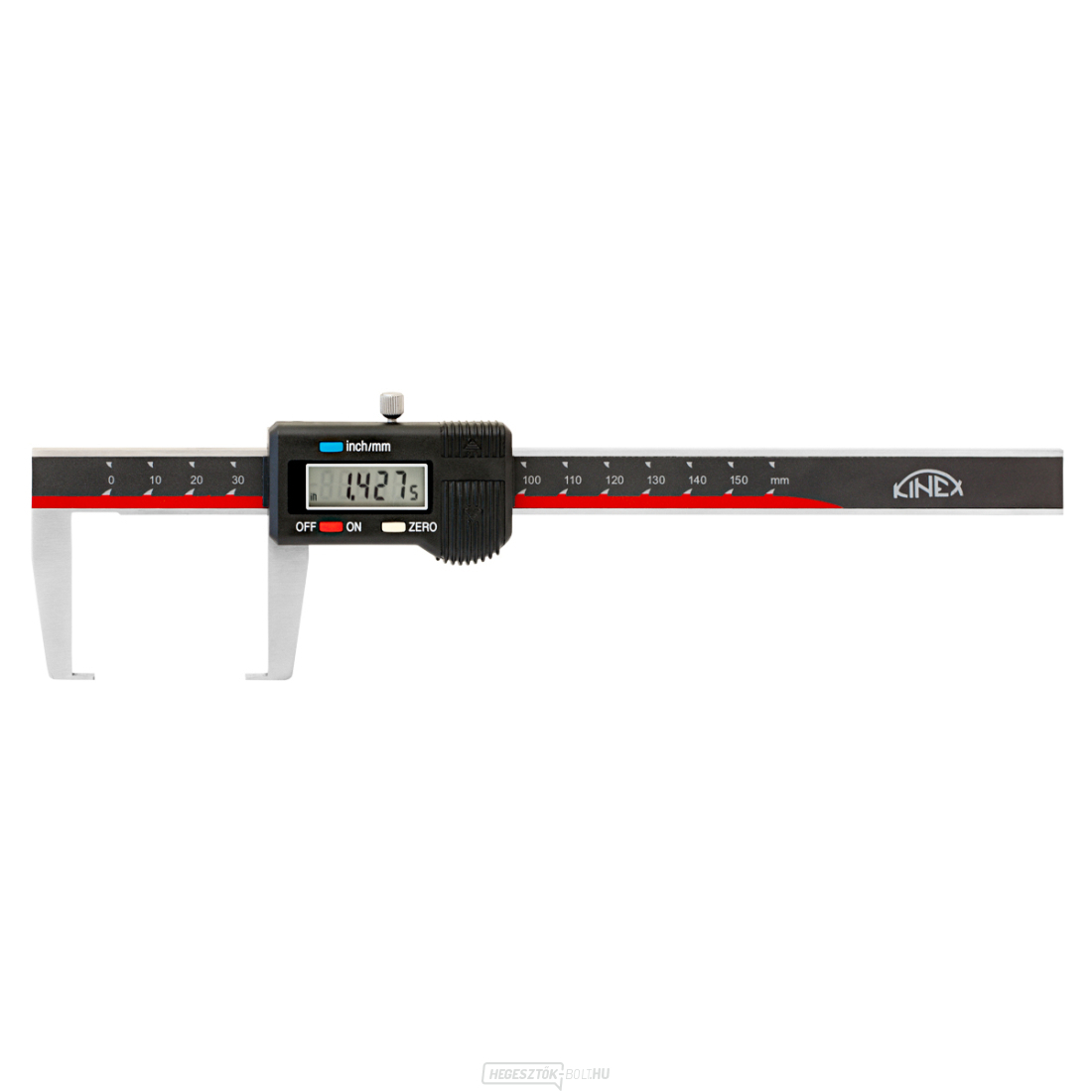 Digitális féknyereg külső mélyedésekhez KINEX 150mm