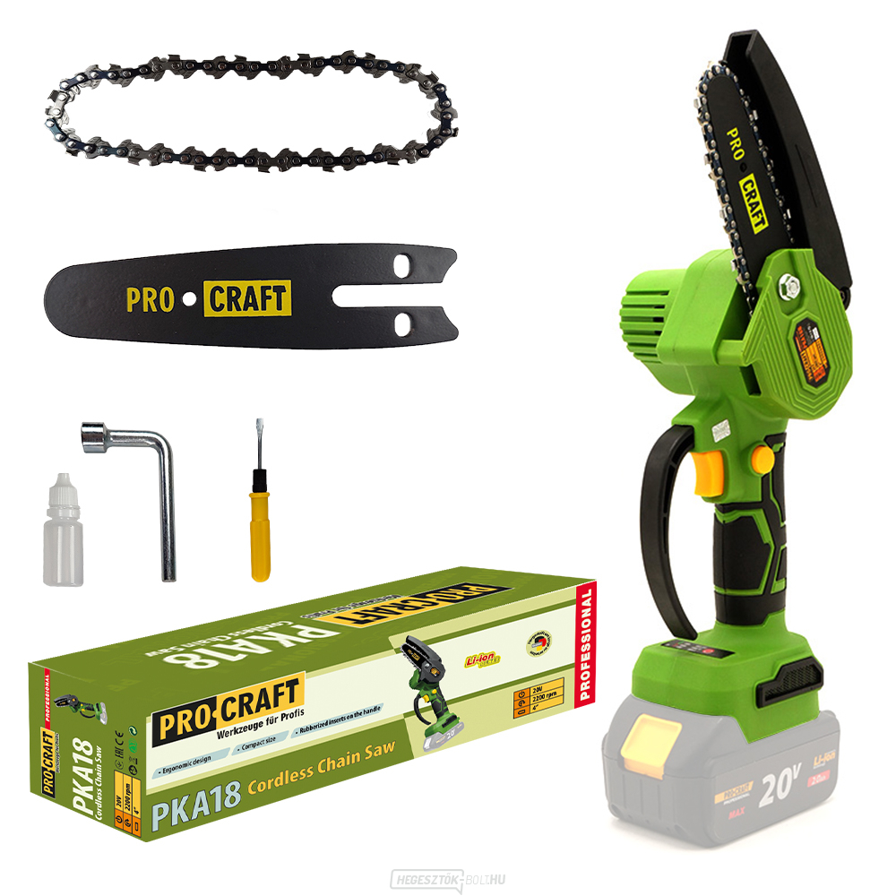 Akkus kézi fűrész Procraft PKA18NE (akkumulátor és töltő nélkül)