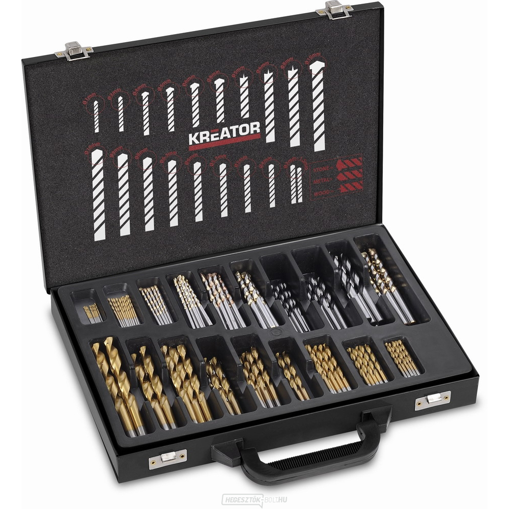 KRT012800 - 120db professzionális fúrókészlet