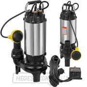 1,1 kW-os GEKO PREMIUM szennyvízszivattyú zúzóegységgel (1) náhled